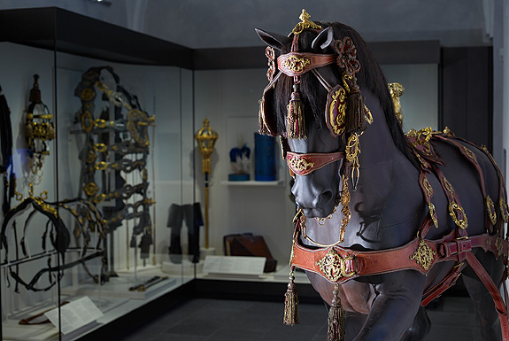 Picture: Horse with an ornate harness