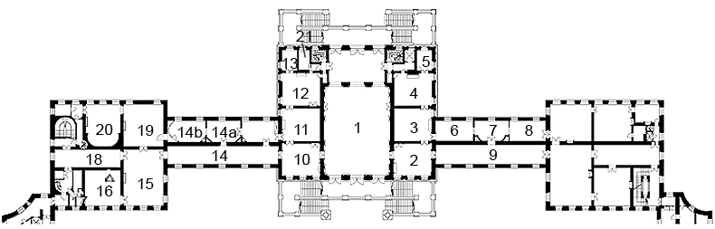 Bild: Grundriss Schloss Nymphenburg